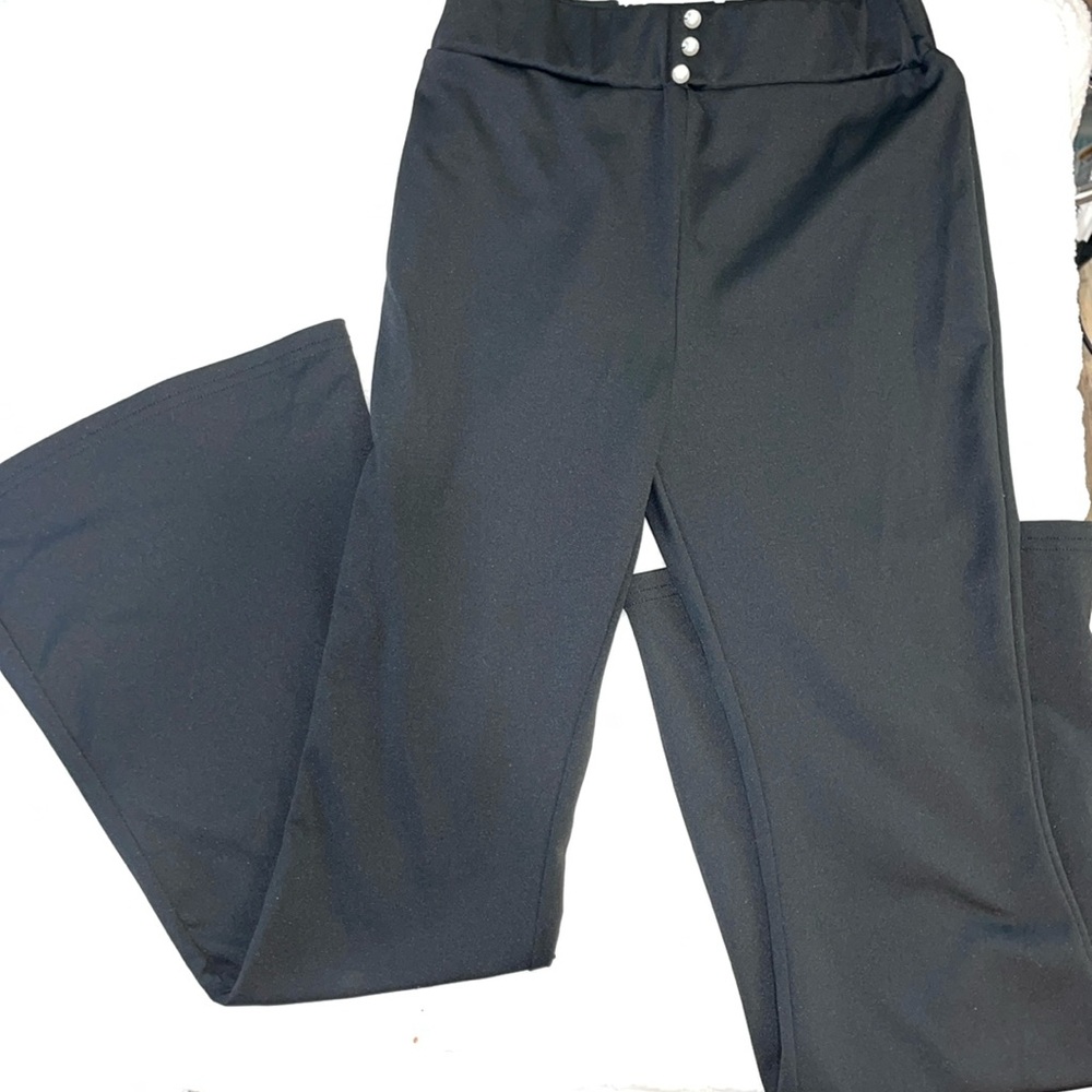 SHEIN Teen black flare bottoms